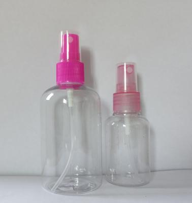 China Household Products Hot Sale Customized 100ml Plastic Mist Sprayer Pet Bottle for sale