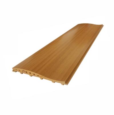 China Natural timber look & Feel Eco Building Materials Supplier Ceiling Wpc Interior Decorative Wall Panel for sale