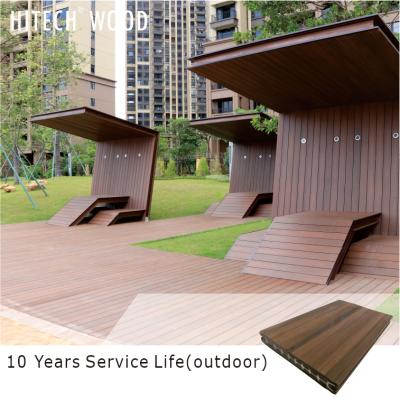 China New technology weather proof formula waterproof wood plastic composite decking 3D embossed decking for trex decking environment friendly for sale