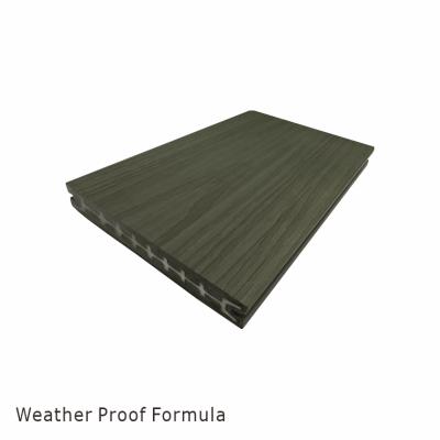 China Weather Proof Formula Narrow Cinnamon Exterior Flooring Composite Wood Decking In Spain With Anti-UV Weather Resistance And Anti-Rust for sale