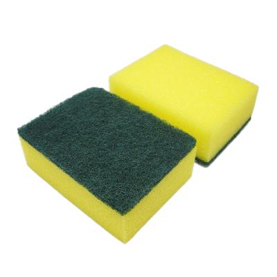 China Household Kitchen Quality Stable Scourer Pad Practical Sponge Scouring Pad for sale