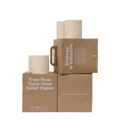 China Bamboo Pulp Toilet Paper Roll Eco Friendly Eco Friendly Bamboo Paper Roll Toilet Paper Roll for sale