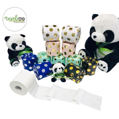 China Eco - Friendly And Soft Bamboo Pulp Toilet Paper Toilet Paper White Tissue Paper for sale