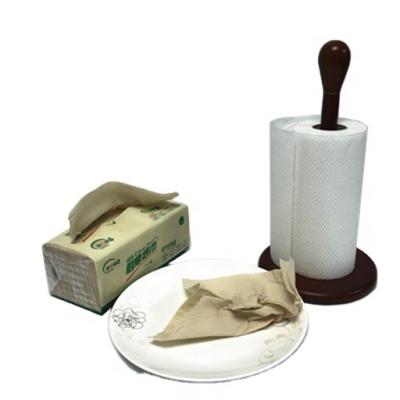 China Eco-friendly Pulp Water Absorption Oil Absorption Pure Bamboo Kitchen Paper Towel Manufacturer for sale