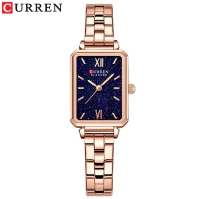 China Automatic Wholesale Famous Brand Women's Automatic 8mm Date Alloy Case Stainless Steel Strap Lady Quartz Luxury Watch for sale