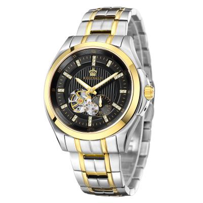 China Power Reserve Fashion Luxury Mens Wristwatches Automatic Mechanical Watch Sapphire Watch With Hollow Gear for sale