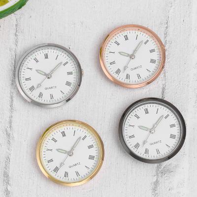 China Minimalist Watch Clock Insert Stainless Steel Watch Insert 36 Millimeter 42mm 45mm 65mm 80mm Clock Insert For DIY Art Crafts for sale