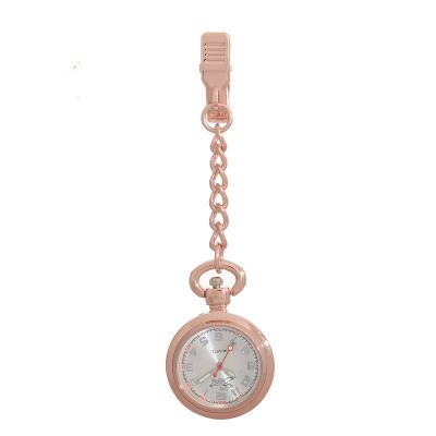 China Water Resistant Customize Alloy Nurse Watch Nurse Fob Watch Pin Watch Soft Pocket Clip Wholesale Quartz for sale