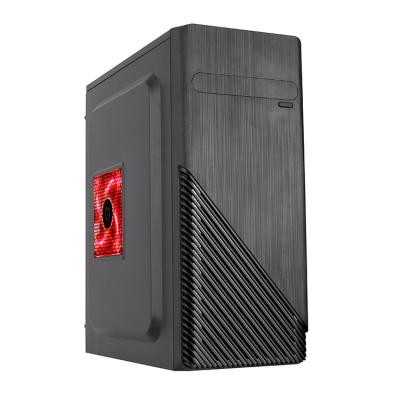 China With Fan Custom 0.4mm Atx Gaming Casing Computer Case Desktop PC Cabinet Black Computer Case for sale