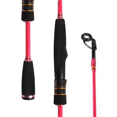 China High Quality Carbon Devano Low Price Peep Pink Fishing Rod 2.7 Two Piece for sale