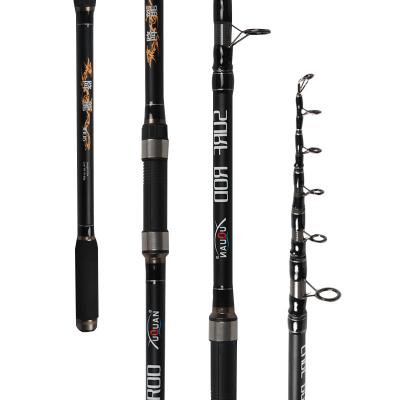 China High quality carbon 9 feet surfcasting carbon fiber telescopic fishing rod spinning fishing rod for sale