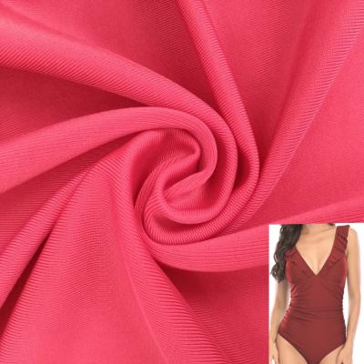 China Mexico Knit 170-220 Gsm 4 Way Stain Resistant Ship Stretch Semi Dull Polyester Spandex Knitted Fabric For Swimwear Dance Costumes for sale