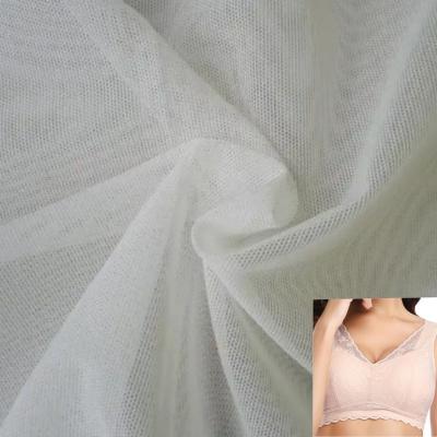 China Lightweight 78 Polyester 22 Spandex Power Sustainable Net Mesh Fabric Lingerie Fabric for sale