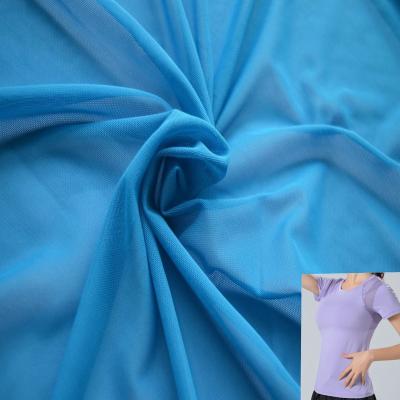 China Antistatic Running Warp Knitted Mesh Fabric 40*40 Polyester Mesh Fabric 110-120 Gsm for sale