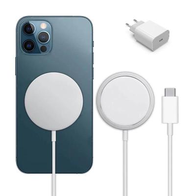 China Mobile Phone Low Price Fast Charging 15W Magnetic Wireless Charger For iPhone 12 for sale