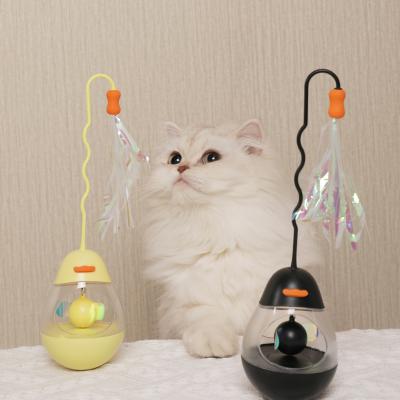 Китай Interactive Toy Stocked Toy Training Funny Exercise Playing Cat Tumbler Toy Cute Cats Sample продается