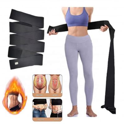 China 2022 Newest Design Quality Top Corset Fitness Shaper Shaper Wrap Compression Waist Wrap Compression Detachable Slimming Trainer for sale