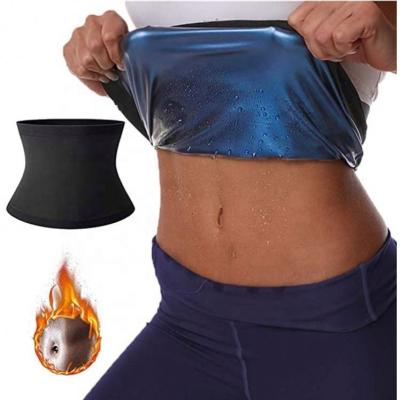 China Viable Newest Waist Trimmer For Women Weight Loss Sauna Waist Trainer Slimming Sweat Belt Workout Stomach Shaper for sale