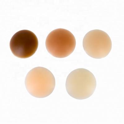 China 2022 Packs Women Self Adhesive Custom Pies Slim Brown Sticky Silicone Breast Bra Soft Adhesive Reusable Nipple Cover for sale