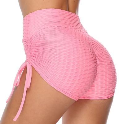 China Breathable Butt Fitness Yoga Wear Sports Short Pants Gym Biker Lifting Booty Shorts Sports Suite Srunch Lift Bike for sale