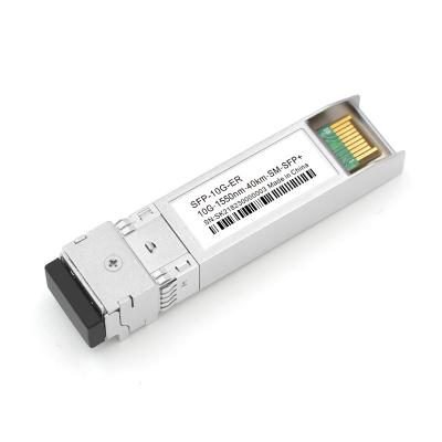 China FTTX 10G SFP ER 40km 1550nm LC Connector Transceiver Module OEM Manufacturer 10G SFP BIDI Optical Module for sale