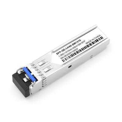 China FTTX SFP 1.25G 40km 1310nm LC Connector Transceiver Module OEM Duplex SFP Module for sale