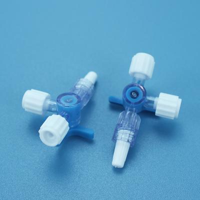 China Clinic Hospital Factory Price Medical Plastic 3 Way Stopcock With Luer Valve for sale