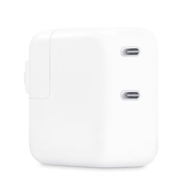 China Dual Charging Type-C USB-C Port 35W Power Convenient Adapter Support iPhone/ipad/iwatch Fast Wall Charger For Iphone 12 13 14 for sale