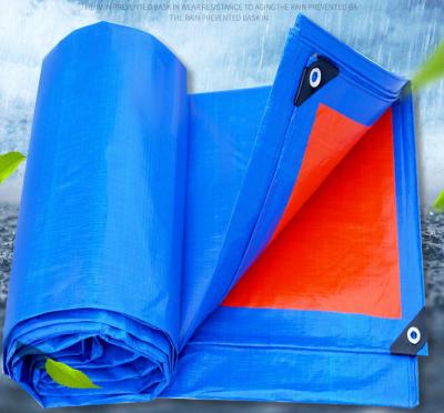 China kkmark custom pe pvc tarpaulins fabric truss roof cover canvas tarps double sided blue white gray outdoor waterproof tent for sale