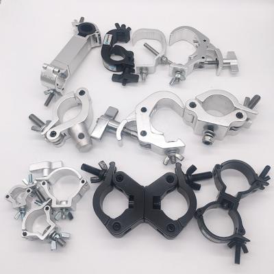 China Durable 60mm 50mm 40mm 35mm 20mm Diameter Aluminum Pipe Tube Single Single Step Pro Lighting Truss Clamps for sale