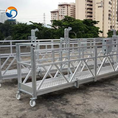 China Industrial Electric Suspended Hanging Scaffolding / Mobile Elevated Work Platforms /wire Rope Suspended Platform for sale