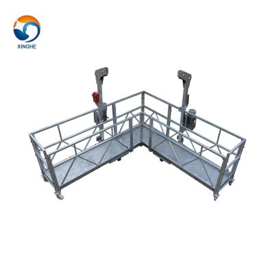 China Suspended aluminum platform cradle bmu/mono balustrade bmu guindola/andamio for sale