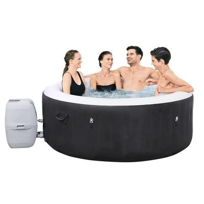 China PVC round shape swimming pool inflatable porcelain outdoor hot tub for sale for sale