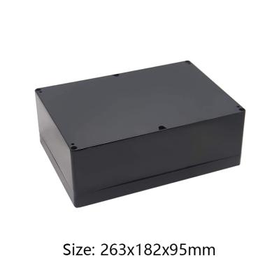 China PCB Box Manufacturer Waterproof ABS Plastic Enclosure Junction Box PCB Electronics Enclosure 263 x 182 x 95 mm for sale