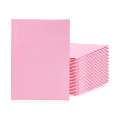 China Custom Wrapping Paper Pink Strong Adhesive Logo Bubble Mailer for sale