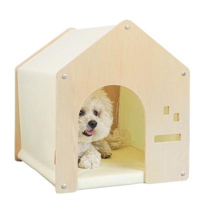 China Breathable Portable Products Pet Dog And Cat Nest Log Cabin Tent Nest Easy Installation for sale