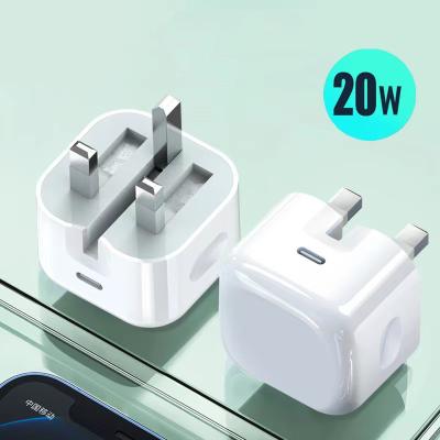 China Portable Type USB C Mobile Phone UK Palladium 20W 18W Charger Charging Adapter USB C Quick Travel Wall Charger Quick Charger for sale