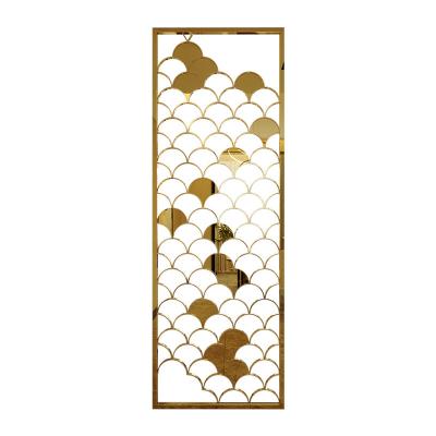 China Modern Decorative Stainless Steel Home Room Divider Divider Metal Screen Panel for sale