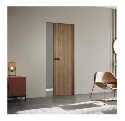 China Waterproof American classic style panel pocket door high quality custom slab pocket door interior for sale