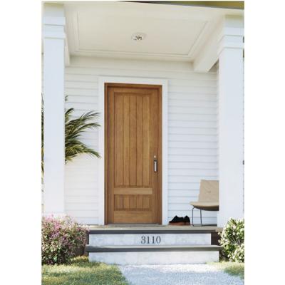 China Waterproof Prehung Design Modern Home Waterproof Solid Wooden Interior Bedroom Door for sale