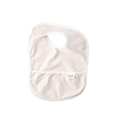 China Recycled Washable Polyester Simulate Memory Baby Bib Waterproof Eco Friendly Apron for sale