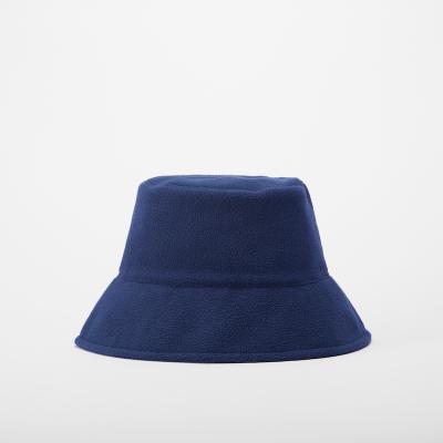 China 2021 Fashion Autumn Winter Polyester Recycled Fisherman Lamb Wool Fleece Bucket Hat for sale