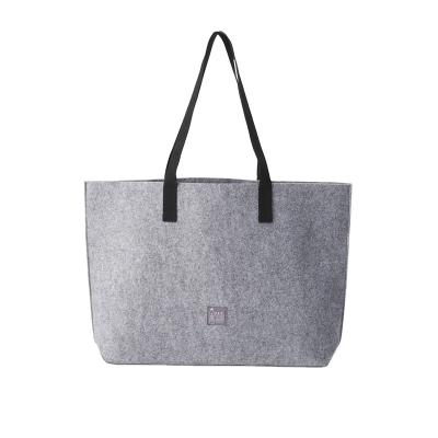 China A4 Document Laptop Shopping Grocery School Office Folding Handbag Felt Custom Tote Bags for sale