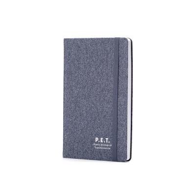 China Gift Page A5 Custom Eco-Friendly rPET Sustainable Recycled Notebook Blank With Corporate Backpocket Moleskine Diary Travel Year End for sale