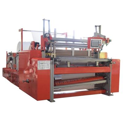 China Factory sale small scale hot item low price maquina de papel mini higienico fully automatic full automatic toilet paper tissue paper rewinding making machine for sale