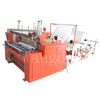 China Sealing Flat Made In China High Speed ​​Toilet Paper Rewinding And Perforating Machine for sale