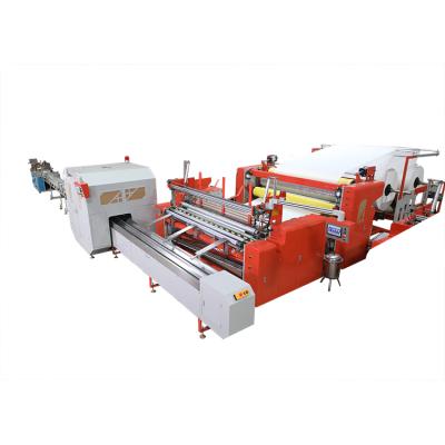 China Factory Toilet Paper Roll Making Machine Line With High Speed for sale