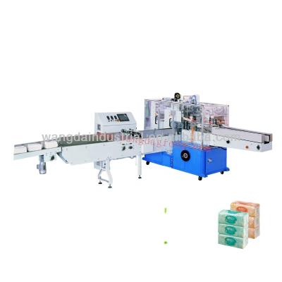 China Napkin Paper Tissue Packing Alibaba China Manufacture! ! Full Automatic Tissue Paper/Facial/Tissue Paper Silk Face Packaging Towel Machine for sale