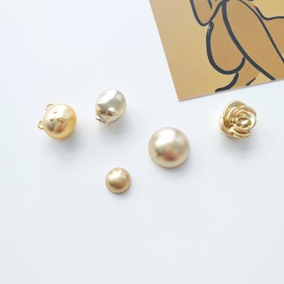 China New Year's DIY handmade half-hole gold beads bracelet jewelry accessories new year's bracelet, all-match women's earrings and bracelets for sale