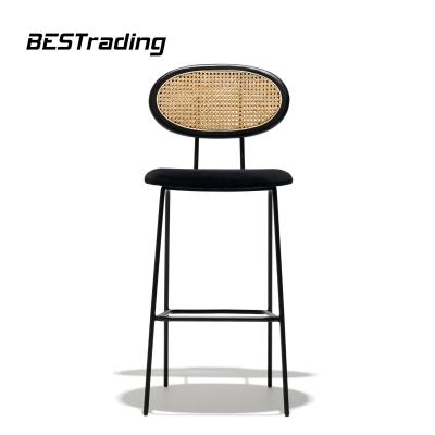 China Modern high quality modern bar chair with stainless steel support umpire chair for counter bar counter chairs bar stools for sale